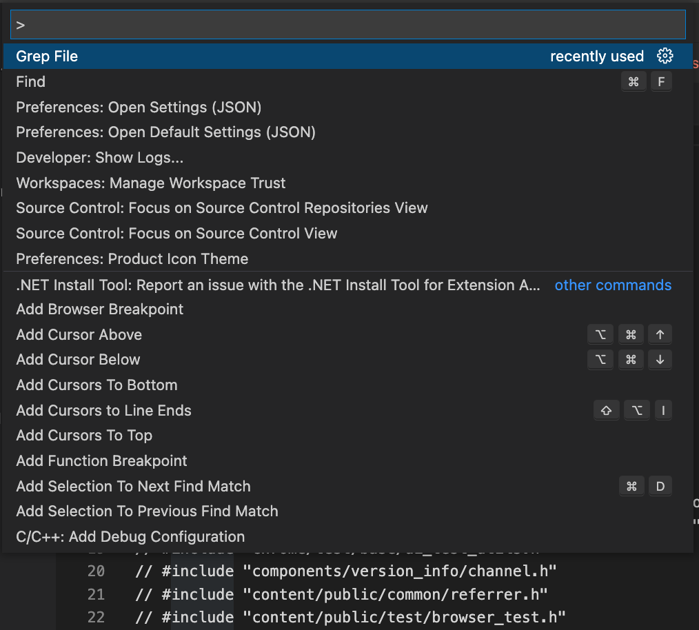 Grep File