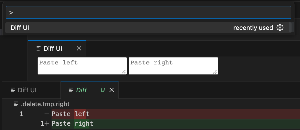 Diff UI